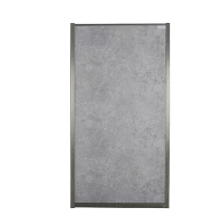 Panell de paret de PVC de formigó gris marbre d'1 metre d'ample